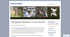 Desktop Screenshot of mocosocobirds.com