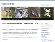 Tablet Screenshot of mocosocobirds.com